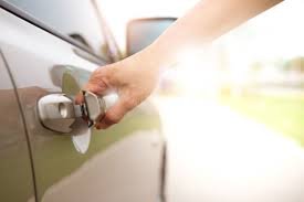 Locksmith opening car